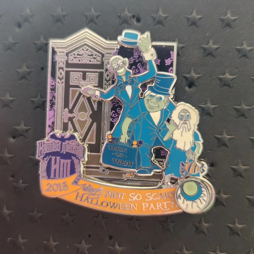 Mickeys Not So Scary Halloween Party Haunted Mansion Pin LE Eye Moves!
